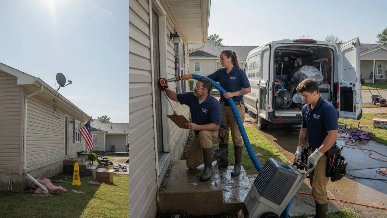 Ceiling Water Damage Restoration in Monrovia, IN near me
